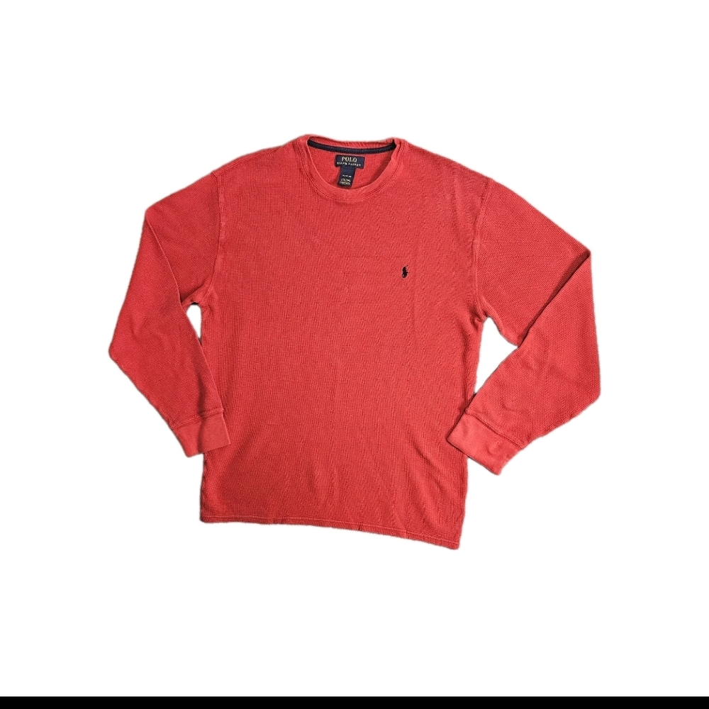 Polo Ralph Lauren Christmas Men's Long Sleeve Crew Neck Solid Thermal Shirt XL
